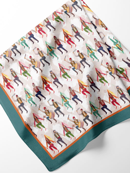 Dabke Dancers Scarf
